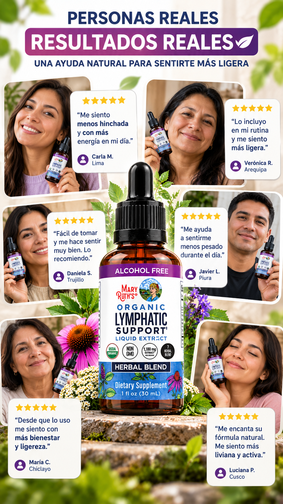 DRENAJE LINFATICO-MARYRUTH'S ORGANIC LYMPHATIC SUPPORT