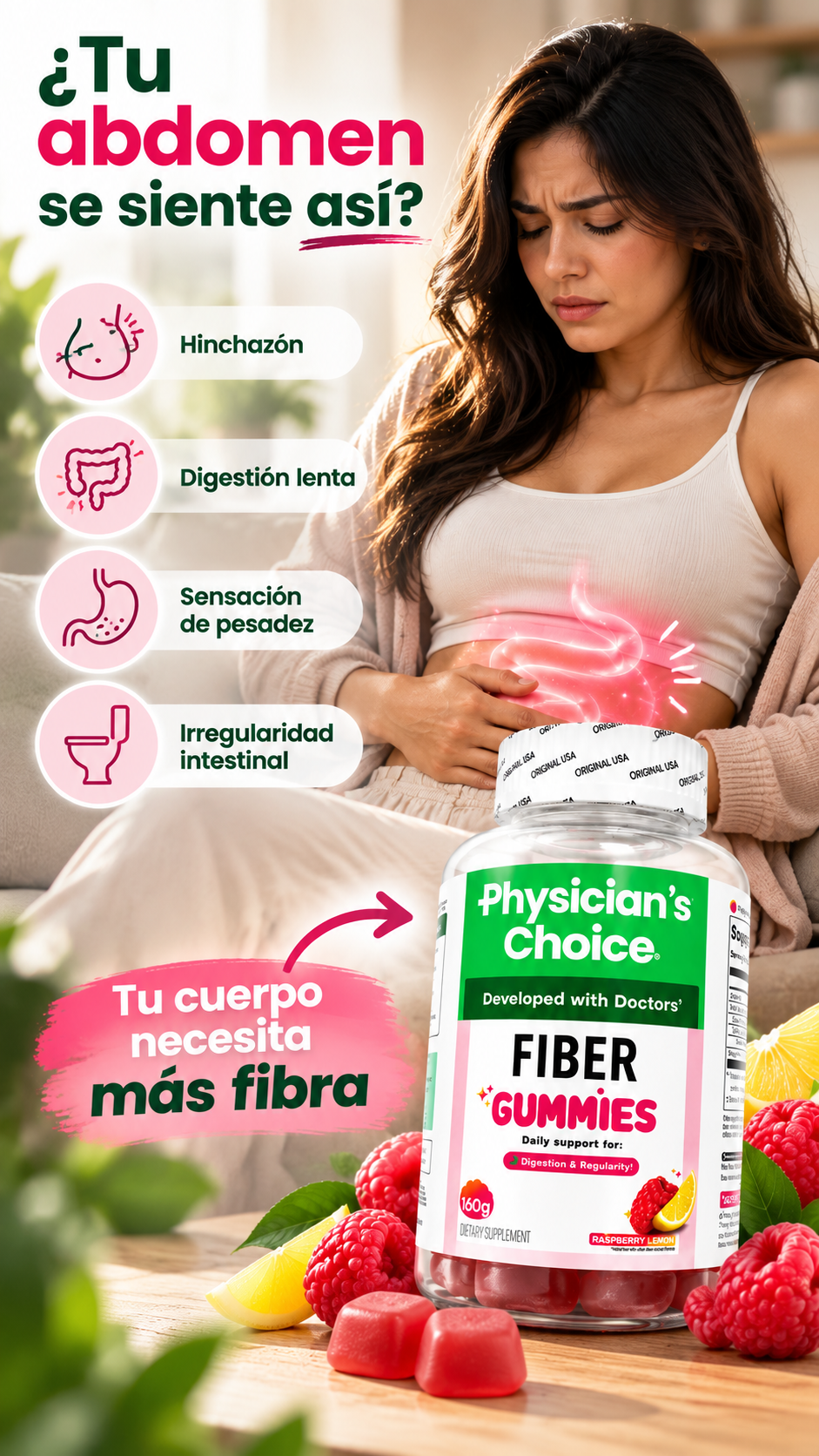 GOMITAS DE FIBRA -PHYSICIAN´S CHOICE