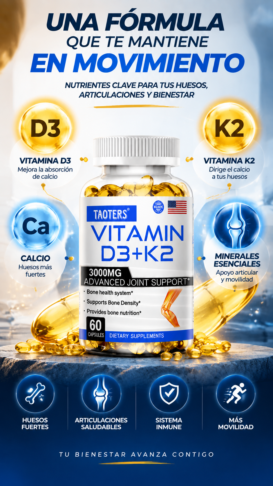 VITAMINA D3+K2